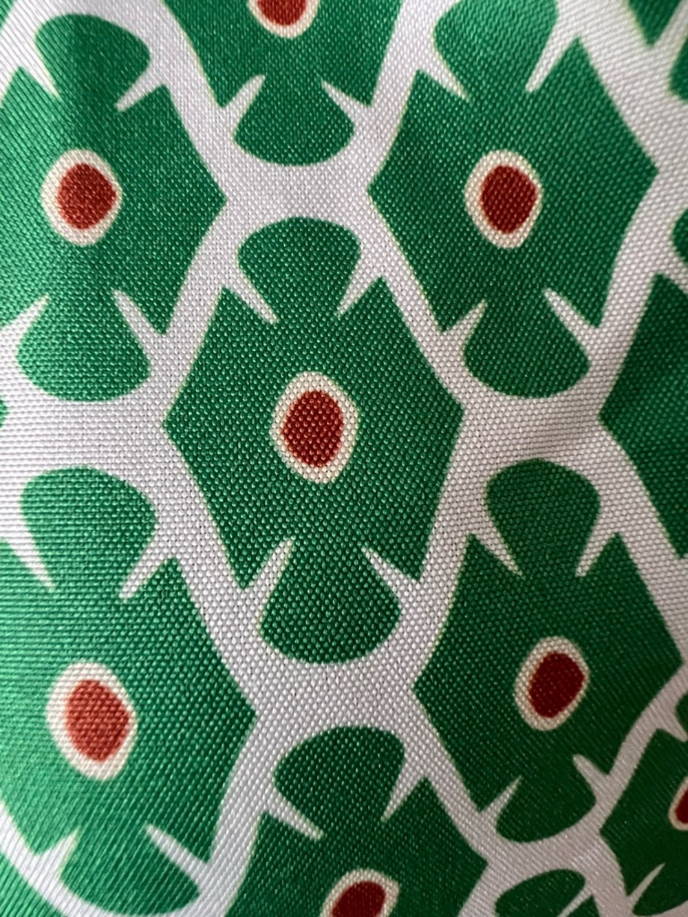 Green Patterned V-Neck Maxi Dress - Picture 8 of 8